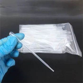 500шт, 0,5 мл Пластмасови за еднократна употреба градуированная пипета Степен Прозрачни пипета-капкомер Лабораторни Пластмасови Инструменти за грим