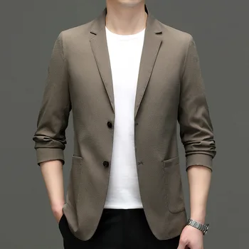 5051-2023 Мъжки костюм през пролетта на нов бизнес професионален мъжки яке ежедневни корейската версия костюм
