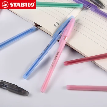 6шт химикалки Stabilo 808, гладка антистатична, цветни дръжки, много цветове за избор