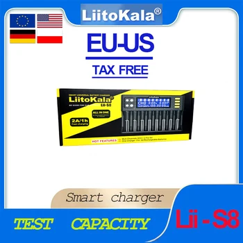 AA AAA LiitoKala, Lii-S8, Lii-PD4, Lii-600, Lii-500, Lii-PD2 зарядно устройство 18650 26650 21900 3,7 В литиево-никел-водороден батерия
