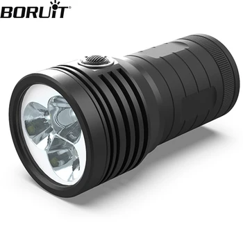 BORUiT 30 W, тежкотоварни led фенерче, 2000ЛМ, ультраяркий фенерче, USB батерия 18650, лампа за къмпинг, риболов, извънредни ситуации.