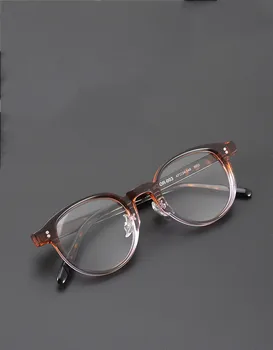WYTThe fashion VECTOR-003 модерен мъжки и дамски два цвята рамки за очила от късогледство с овални номер на височина може да бъдат подбрани от няколко теми