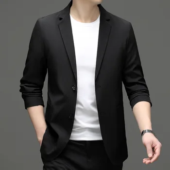 Z314-Пролет-есен нов малък костюм мъжки корейската версия приталенного костюм мъжки младежки сако голям размер бизнес тренд