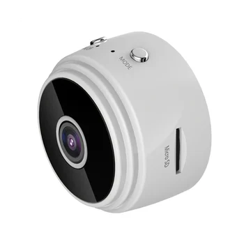 А за птици с безжична улична камера, Птичи къща с камера 720P, Нощен версия на WiFi, камера, бял