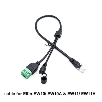 Адаптер за Пренос на Данни Кабелна Притежателя на Преобразуване за Elfin-EW10A EW11A Elfin-EE10A EE11A Интерфейс RJ-45 RS232 RS485