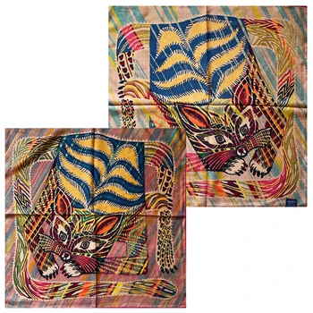 Аксесоари за зимни Двупосочен Шал 65 cm AB шарена кърпа на Топло Малки Кашмир Вълнени Шалове Шал Кърпи Декоративен Подарък