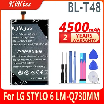 Батерия KiKiss BL-T48 за мобилен телефон LG STYLO 6 BLT48 LMQ730TM LM-Q730TM Stylo6 Батерии за мобилни телефони BL T48 Смяна на инструмента