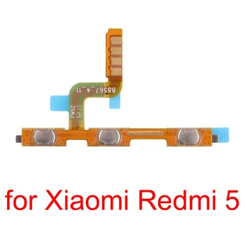 Бутон + Бутон за регулиране на силата на звука Гъвкав Кабел за ремонт на Xiaomi Redmi 5 \ Mi 3 \ 4X \ 4 Prime \ Note 4X \ 4и \ 2A \ Mix 2 \ 4 \ 3 Pro \ 6X \ A2 \ Plus \ 8 \ 8 SE