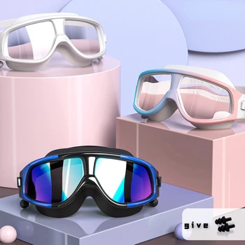 Възрастни очила за плуване при късогледство, водоустойчив и устойчив на мъгла, за мъже и жени, със съответните световыми наслоявания, за очила