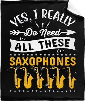 Да, аз наистина се нуждаят от всички тези саксофони, наметала, детски легла, Мек Фланелен леки Уютни флисовые завивки за