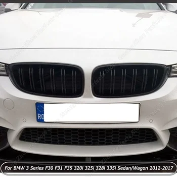 За BMW 3 Series F30 F31 F35 320i 325i 328i 335i Седан/Комби 2012-2017 Лъскава Черна Решетка на Бронята на Автомобила Състезателни Решетки За бъбреците
