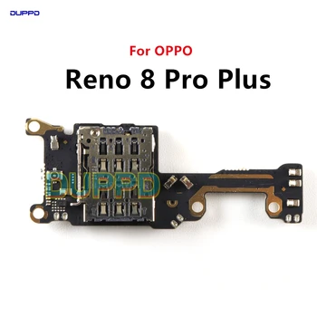 За OPPO Reno 8 Pro Plus, държач за четене СИМ-карта/SD, Съединителната платка с гъвкав кабел с микрофон