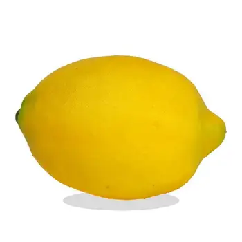 Изкуствени плодове 12ШТ Пластмасова имитация на фалшив реалистичен лимон Изкуствен Лимон за украса на домашно приготвени ястия, Празнични аксесоари за партита