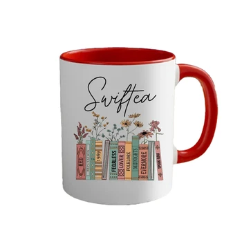 Кафеена чаша Swiftea - Забавно сладко чаша - Подарък за момичета и жени, фен на нови продукти, кафе чаши