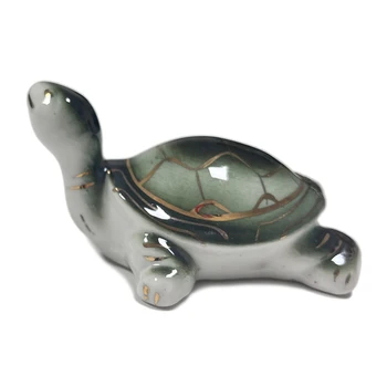 Керамична статуетка на костенурка NYMYHE, Цветни Керамични Мини-фигурка на Костенурка, Украса на маса за домашния офис, Украса за дома