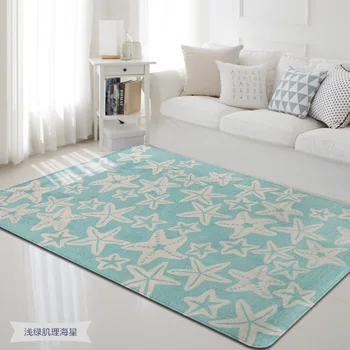 Килим в скандинавски стил с морски рибки за всекидневната и спалнята, мини подложки със звездите, килим за игра в детската стая, одеяла, диванные подложки