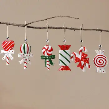 Коледна украса от бонбони, Коледни висулки във формата на шоколадови бонбони, подвесное украса, Коледна елха, украса за партита, Коледни подаръци за дома