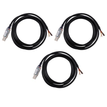 Край на кабели с дължина 3X1, 8 м, кабел Usb-Rs485-We-1800-Бт, сериен порт Usb-Rs485 За промишлени Продукти, подобни АД