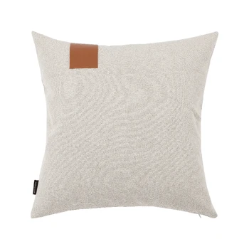 Модерен Лек Луксозен сгъсти обикновен памук от коноп 45x45 см, Възглавница за таблото на дивана в хола, Възглавница за кръста, възглавница за гърба,