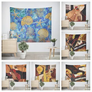 Модерна естетика украса на стени, домашен Хавайски гоблен, Селска Носталгия, Подвесная голяма кърпа, есенна подвесная плат за спални