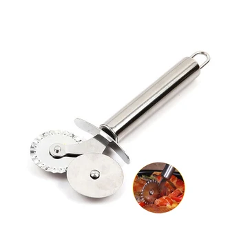Нови кухненски инструмент за печене на тестени изделия от неръждаема стомана с кръгло облекчено финансиране на ролка FBE2