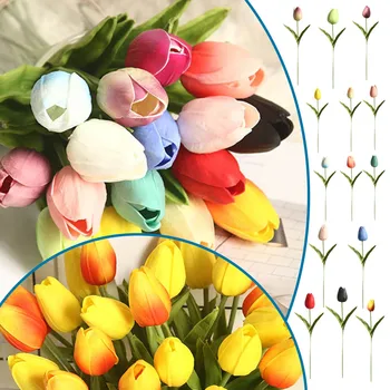 Подарък За Майка Си Изкуствени Цветя, Истински Изкуствени Цветя, За Вашия Офис Сватбена Украса Състав Букет Бижу С