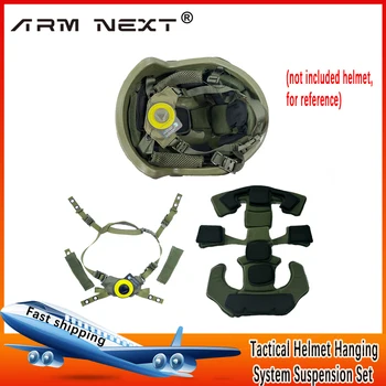 Подвесная система за тактически шлем ARM NEXT, Окачен каишка за брадичката, аксесоари за тактически шлем Team Wendy FAST MICH