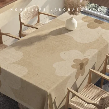 Покривка за масата за хранене от водоустойчива и маслоустойчива памучна плащаницата art tea table cloth inset wind