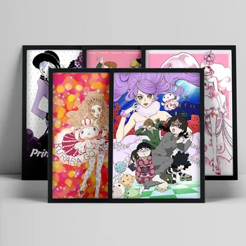 Принцеса медузи Японски аниме Принт на Арт Плакат Манга Платно Картина на Картун Стенни картина Отаку Декор