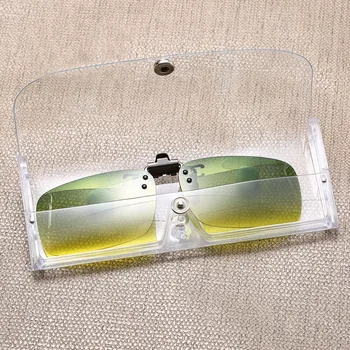 Прозрачен Калъф за съхранение на слънчеви очила, Органайзер за жени и Мъже, Прозрачен Преносим Защитен притежателя, Рамки за очила, Органайзер