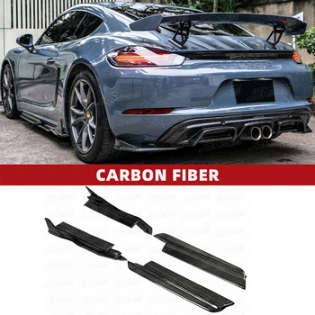 Странични прагове от въглеродни влакна в стил S за Porsche Cayman 718 2016-2018 (JSKPCCM16005)