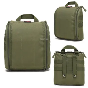 Тактически кобур Molle, медицинска чанта EDC, Аварийни пакети за оцеляване в битка на открито, Туристически, Спортни чанти за първа помощ