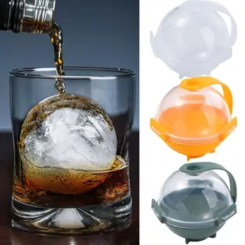 форма за ледени топки 6 см, тава за кубчета, ръчно изработени инструмента за уиски 