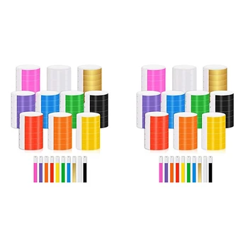 Хит на продажбите-2000 БР хартиени гривни, непромокаеми неонови гривни, гривни за дейности, подходящи за партита, гривни (10 цвята)