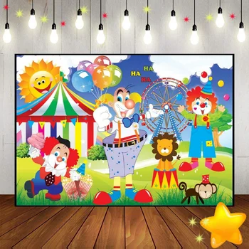 Цирк, Карнавал, Детска площадка, Парк фонове, виенско Колело, Представяне, игра, Pirate Фон, Оформяне на фона на Рожден Ден на Поръчка