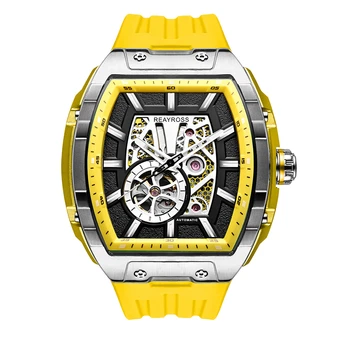 Часовници-скелет, Автоматични, Ограничена серия от мъжки Механични часовници, Спортни часовници топового луксозна марка, Луминесцентни часовници 2023 ГОДИНА на издаване.