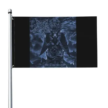 Черният траур флаг, артистичен интериор, висококачествени развевающиеся знамена