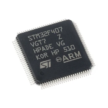 1 бр. STM32F407VGT7 STM32F407 LQFP100 MCU на Чип за Микроконтролера IC Интегрална Схема Чисто Нов Оригинален