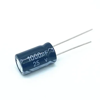 100ШТ 1000 UF 25 НА 25 НА 1000 uf Алуминиеви електролитни кондензатори висока честота на 10X17 mm 20%