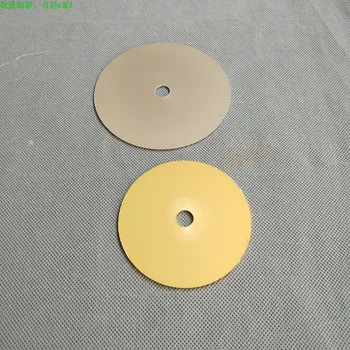 2 елемента Диаметър 60-200 мм Злато/хром през Цялата Листа Железен Диск Метален Диск с Дупки от 10 мм САМ Светлинни Аксесоари за Подови/Настолна Лампа