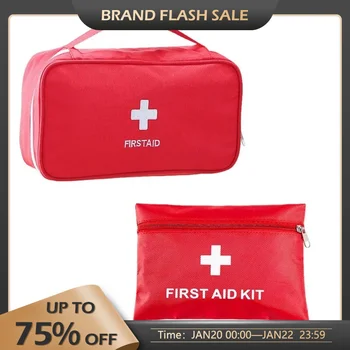 2 елемента Преносима Аптечка за първа помощ Комбинирана Пътна Туристическа Чанта за съхранение на полезни лекарства Пътна чанта за оцеляване