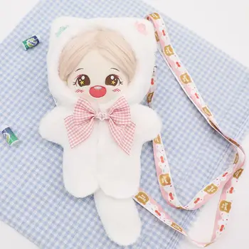20 см кукла памучни дрехи боди мини облекло картун Котка торби за памук играчки кукли, аксесоари идол кукла украшение костюм