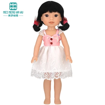 2021 НОВ стоп-моушън дрехи, 14 инча, 35 см Играчки за проследяването стъпки пълзи Американската кукла Baby Born Модно розова рокля Подарък за момичета