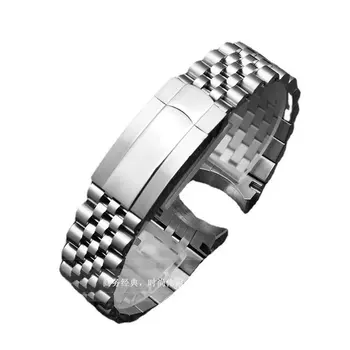 2024 без лого Каишка от неръждаема стомана 316L за мъжки часовници Rolex Гривна Метална каишка 20-21 мм