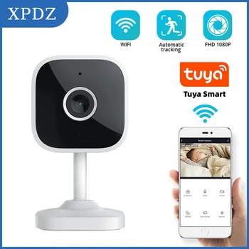 3-Мегапикселова IP-WiFi камера за видеонаблюдение, следи бебето, автоматична камера за следене на човек, пълноцветен камера за нощно виждане за помещения