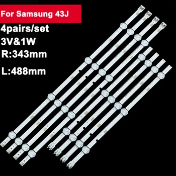 4 чифта/комплект 43-инчов резервни части за телевизор led Samsung 43J 4 + 3led UN43M5300AFXZC UE43J5200AU UA43J51SW UN43J5200AG N43J5300