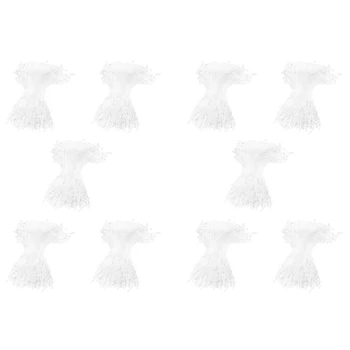 5000 броя бели защелкивающихся стопорных щифтове Контур за определяне на цената за 5 инча 130 мм