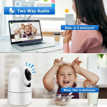 5G WiFi IP Камера 1080P Безжична Мини Камера за видео наблюдение В стаята на бебето следи за Сигурност 2K 4MP AI Проследяване на Автоматични Камери за Видеонаблюдение Алекса
