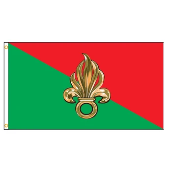 90x150 см 3x5 фута Флаг на Френския Чуждестранен легион, за знаме на Френската армия FFL