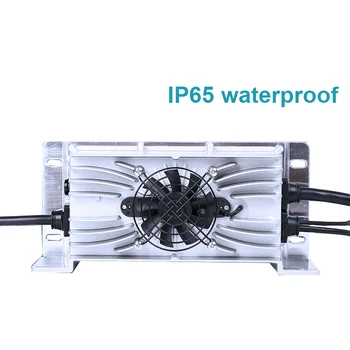 IP 65 водоустойчив 60V 20A 16S 67,2 V 15A Зарядно устройство 73v 20S 20A Интелигентно Зарядно устройство за 71,4 v 18A литиево-йонна lifepo4 LTO оловно-киселинната батерия